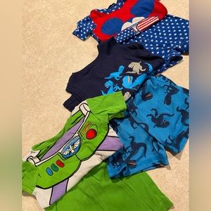Baby Boys PJ Shorts Set Lot || 3 sets